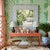 This monumental wall mirror captures the essence of classic Palm Beach style, showcasing, newly painted light blue finish...