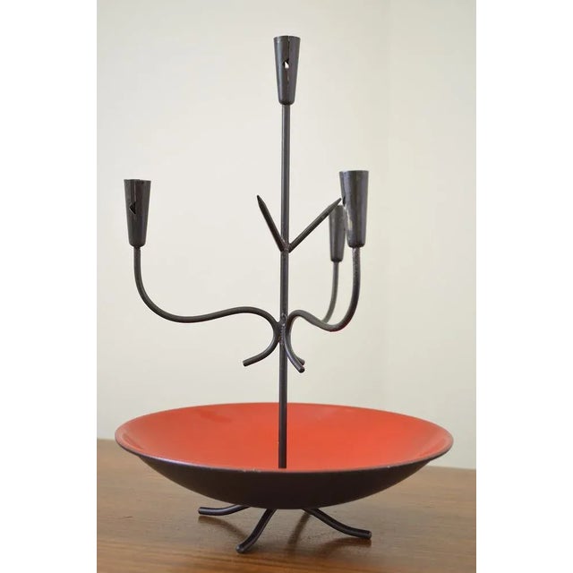 Gunnar Ander Candlestick by Gunnar Ander for Ystad-Metal, 1960s For Sale - Image 4 of 4