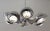 1970s Chandelier With Glass Lens Diffusers and Enameled Metal Shades by Torlasco Italy For Sale In Los Angeles - Image 6 of 11