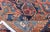 Early 20th Century Antique Caucasian Sumac Rug in Varying Colors of Orange and Blue For Sale - Image 11 of 12