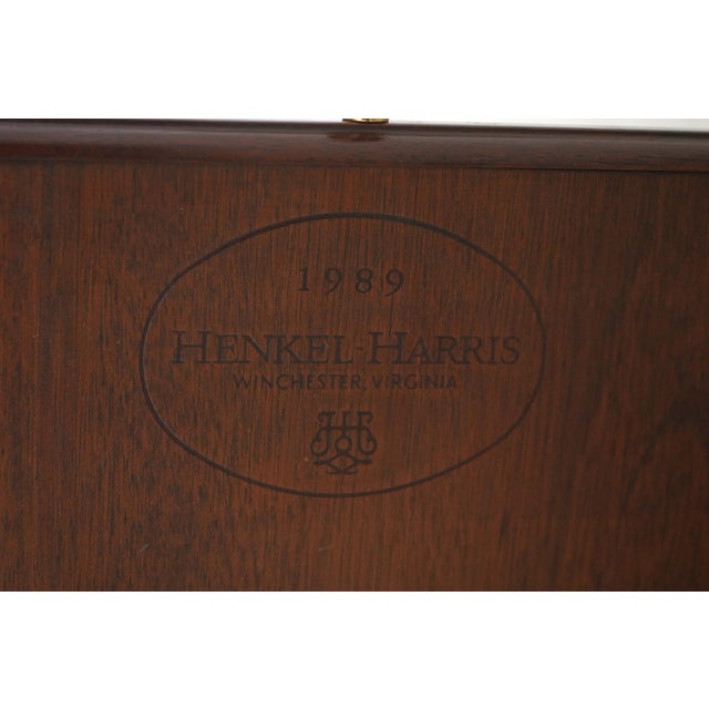 Henkel Harris Mahogany Queen Anne Style Tea Table For Sale - Image 17 of 18