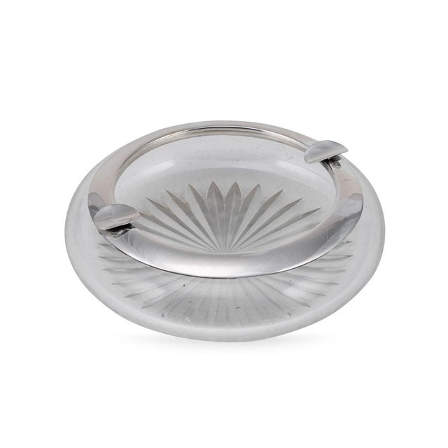 20th Century German Silver & Cut Glass Cigar Ashtray, 1910s For Sale - Image 11 of 11