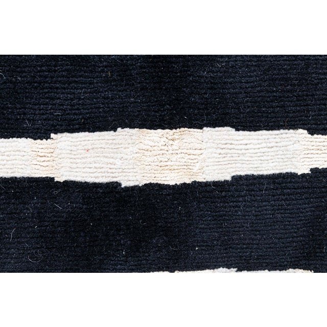 Modern Modern ‘Skyline’ Rug – Hand-Knotted Wool and Silk by Doris Leslie Blau For Sale - Image 3 of 8