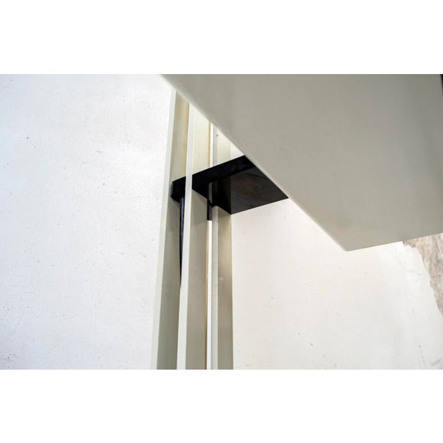 Ivory Italian Domea Floor Lamp by Bruno Gecchelin for Oluce, 1970s For Sale - Image 8 of 9