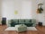 Curt Modular Set - Flexible 3-Seater - Dama - 0061 (Dark Green) by Ambivalenz, Set of 6 For Sale - Image 4 of 5
