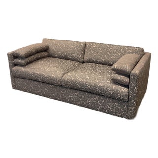 Custom-Made 82" Designer Sofa With Holland & Sherry Fabric For Sale