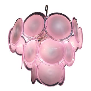Murano Glass Chandelier by Vistosi For Sale