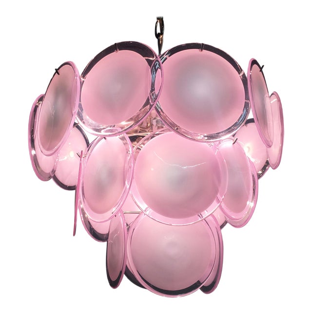 Murano Glass Chandelier by Vistosi For Sale