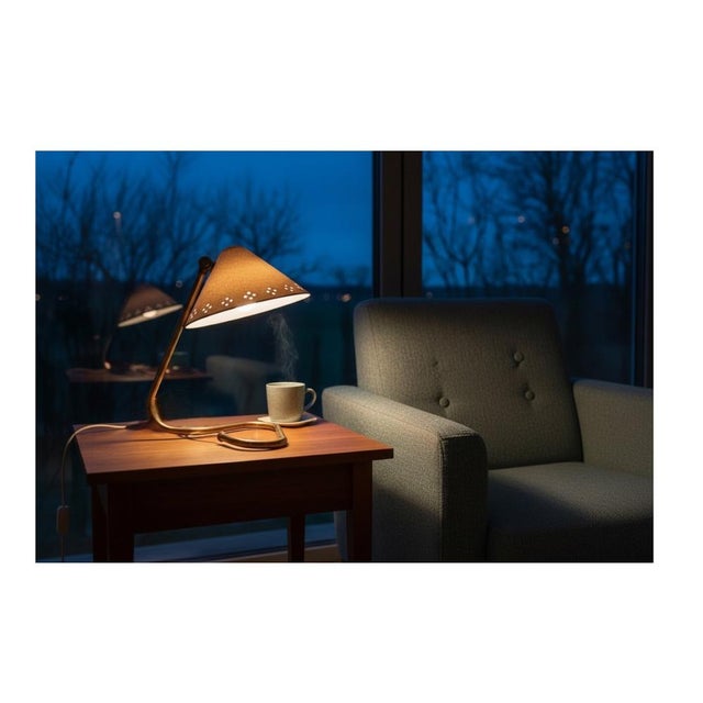 1950s GK14 Table Lamp by Erik Wärnå for Gnosjö Konstsmide, Sweden, 1950s For Sale - Image 5 of 7