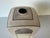 Ivory 1980s Vintage Postmodern Art Deco Style Handmade Geometric Studio Pottery Vase For Sale - Image 8 of 12