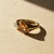 Toi et Moi Gemstone Ring: Citrine and Moissanite. Perfect "You n I" Gold Birthmonth gemstones ring. Metal: 925 silver +...
