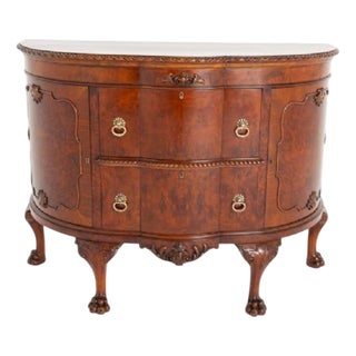 Chippendale Side Cabinet in Mahogany, 1890s For Sale