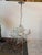 Hollywood Regency Traditional Crystal and Glass Five-Light Chandelier For Sale - Image 3 of 12
