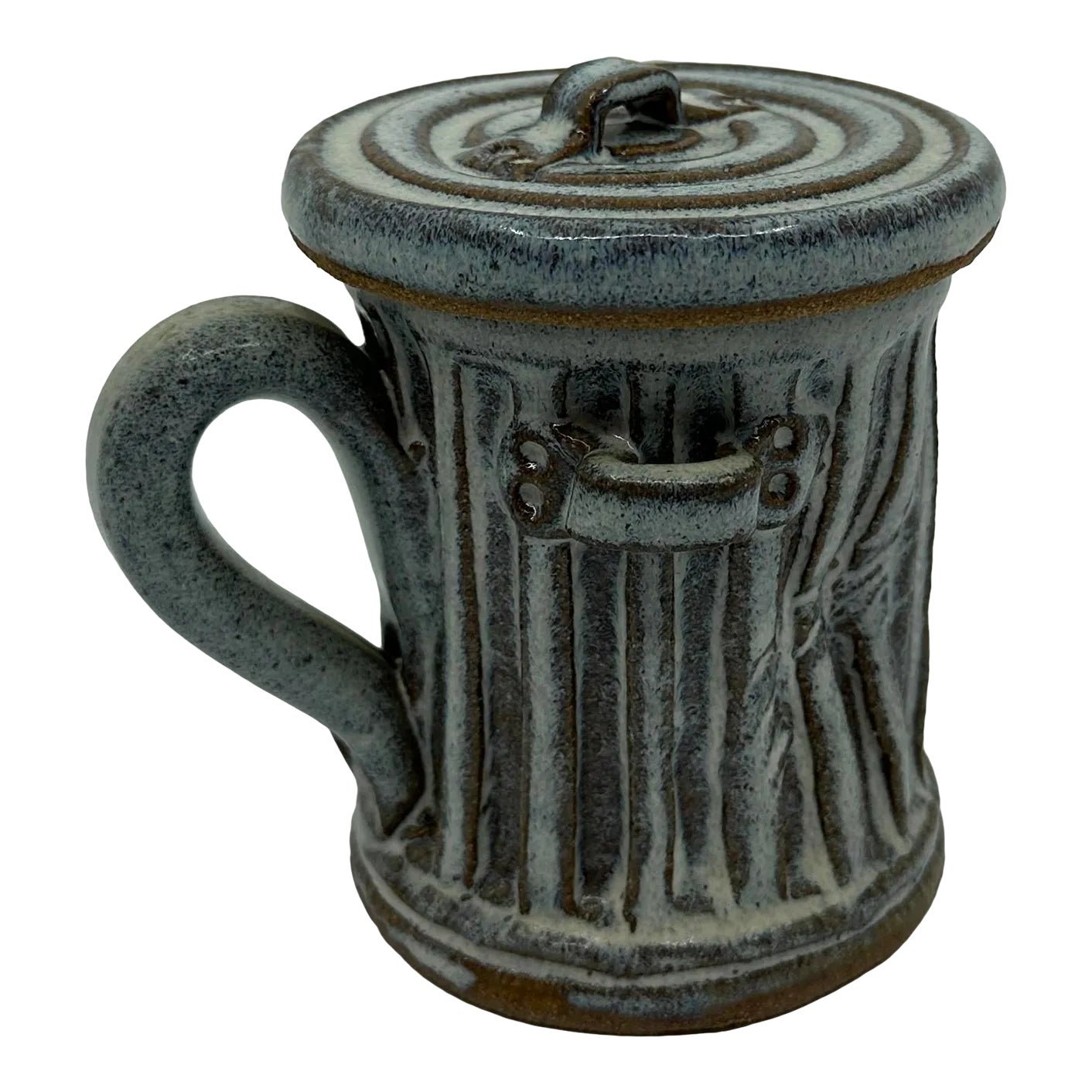 SEVENSTAR　TRASH CAN  VINTAGE Vintage 1970's Trash Can Mug With Lid | Chairish