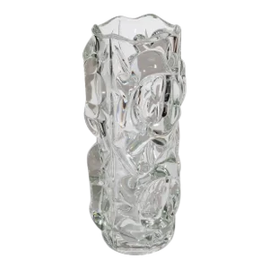 Vintage Czech Glass Vase, Frantisek Peceny for Hermanova Hut