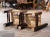 Pair Early 20th Century French Walnut Rush Chairs Attributed to Dudouyt For Sale - Image 10 of 10