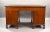 Wood Vintage Burr Walnut Pedestal Desk, 1920 For Sale - Image 7 of 12