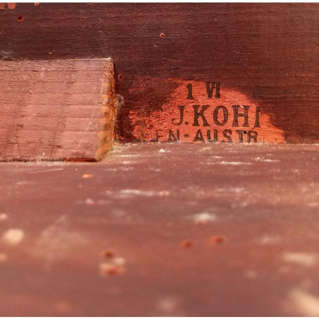 Desk Table by Jacob & Josef Kohn, Vienna Austria, 1920s For Sale - Image 13 of 14