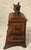 Late 18th Century 1880s Black Forest Carved Walnut Jewelry Box With Birds, Floral Relief, & Key For Sale - Image 5 of 15