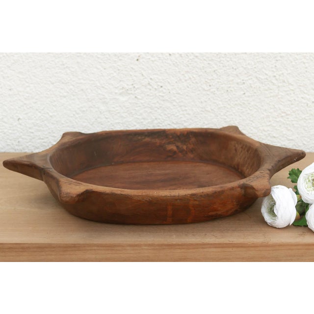 Organic Modern Wood Tray For Sale In Los Angeles - Image 6 of 6