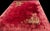 1920s Red Wine Open Field Daisies Floral Antique Chinese Art Deco Rug For Sale - Image 4 of 12