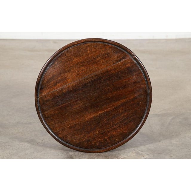 Circa 1880 19thC French Bobbin Fruitwood Table W48 x D48.5 x H48.5 cm Weight 8Kg