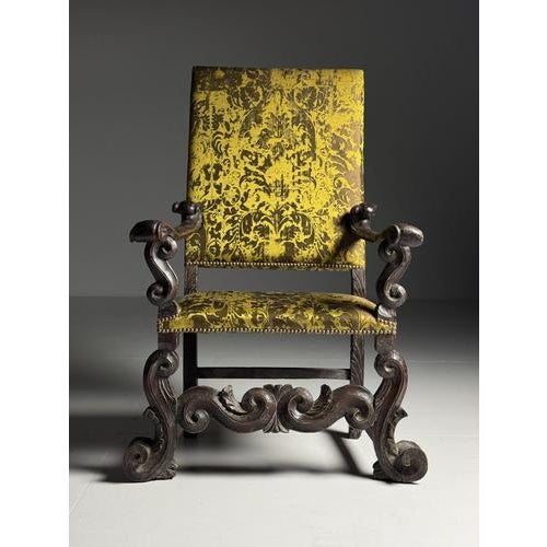 Antique Italian Chair, 1700s For Sale - Image 18 of 18