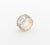 White Heart Motif Openwork Pave Diamond and 18k White Gold Ring For Sale - Image 8 of 8