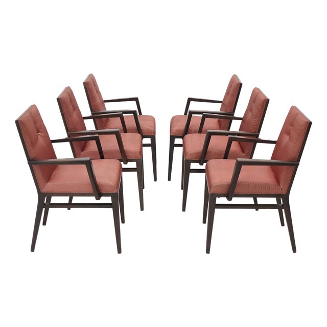 Vintage Wooden Chairs, 1970s, Set of 6 For Sale