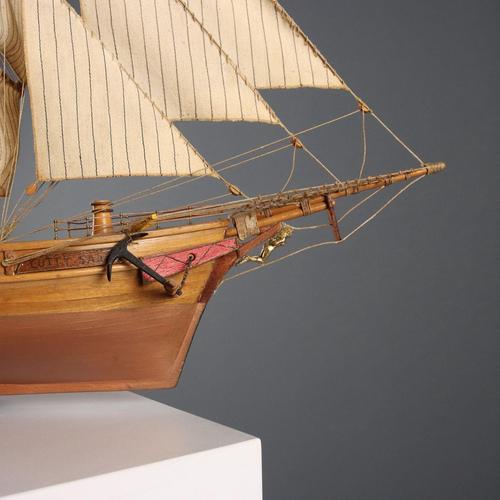 Wooden Sailing Ship Model For Sale - Image 12 of 13