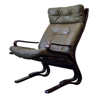 1970s Attributed to Norwegian Hove Mobler "Skyline" Lounge Chair For Sale