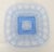 1930s Vintage Ice Blue Imperial Glass Plates- Set of 6 For Sale - Image 11 of 12