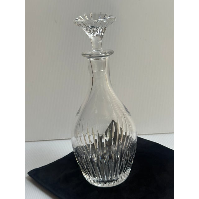 Vintage Baccarat France Crystal "Massena" Blown 11" Tall Decanter With Sign Stopper For Sale - Image 18 of 18