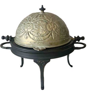 Vintage Moroccan Wabi-Sabi Retractable Food Warmer, 1970s For Sale