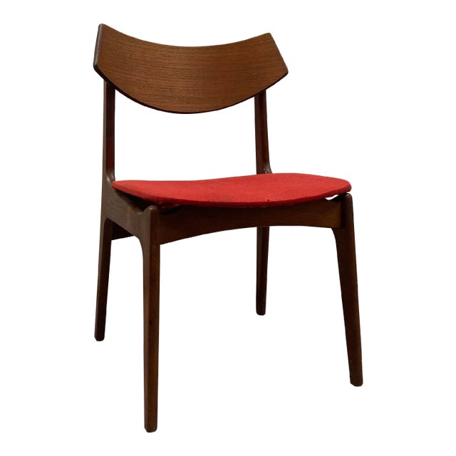 1960s Teak Dining Chair in the Style of Erik Buch for Funder-Schmidt & Madsen, Odense For Sale