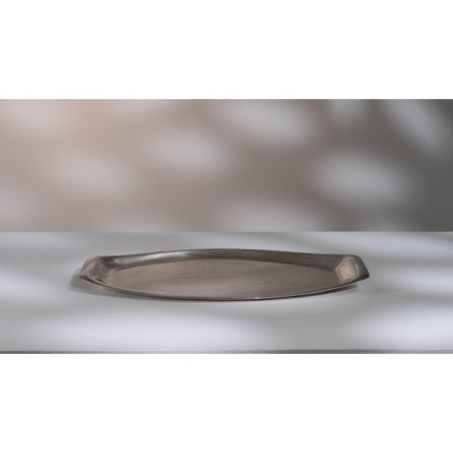 20th Century French Silver-Plated Tray For Sale - Image 15 of 15