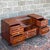 Wood Mid Century Modern Kling Furniture Cherry Modern Collection Solid Cherry 6 Drawer Vanity & Bench For Sale - Image 7 of 18