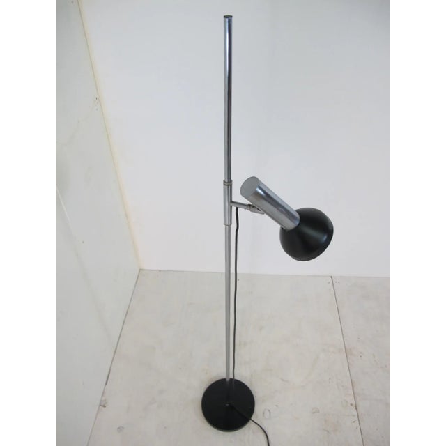 1960s Mid-Century Chrome Plated Steel Adjustable Floor Lamp from Gepo, 1960s For Sale - Image 5 of 8