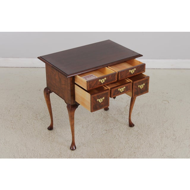 Baker Furniture Company Baker Colonial Williamsburg Mahogany Lowboy For Sale - Image 4 of 16