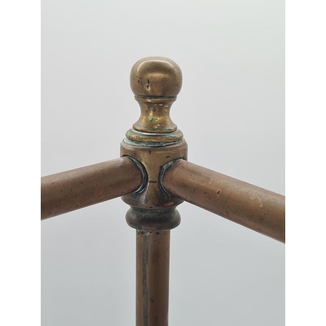 Metal Victorian Umbrella Stand in Brass and Cast Iron, England, 1870s For Sale - Image 7 of 13