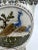 Cream Antique Prattware Polychrome Decorated Pearlware Pitcher With Peafowl, Circa 1820's For Sale - Image 8 of 12
