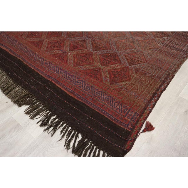 Vintage Nomadic Turkmen Sarma Kilim Rug, 1920s For Sale - Image 13 of 18