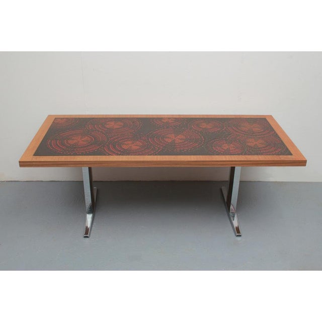 Height Adjustable Enamel Coffee Table, 1970s For Sale - Image 13 of 15