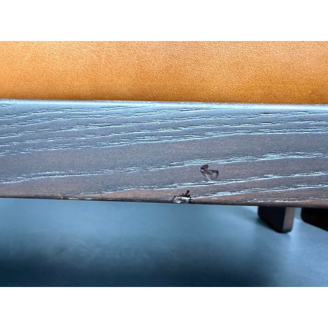 Bastiano Lounge Chair in Ash and Cognac Leather by Afra & Tobia Scarpa, Italy, 2000 For Sale - Image 9 of 12