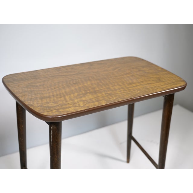 1960s Mid-Century Modern Kidney-Shaped Side Table in Teak, 1960s For Sale - Image 5 of 7