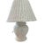 Vintage Wicker Table Desk Lamp, White, 14x19" For Sale In Orlando - Image 6 of 6