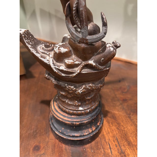 French Country Antique Figural Sculpture — Architectural Salvage, Circa 1900 For Sale - Image 3 of 8