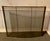 Vintage Fireplace Screen Oversized Metal and Brass 45” wide x 37” tall