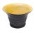 Yellow Art Deco Ceramic Vase For Sale - Image 8 of 8