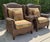 Henry Link Vintage Lane Venture Excursions Sculptural Rattan Wingback Armchairs, Pair For Sale - Image 4 of 16